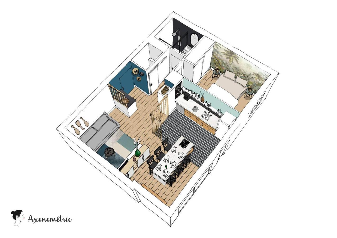 Ilunabarra - Appartement Calme, Vue Mer, Parking - Wifi Ciboure Exterior photo