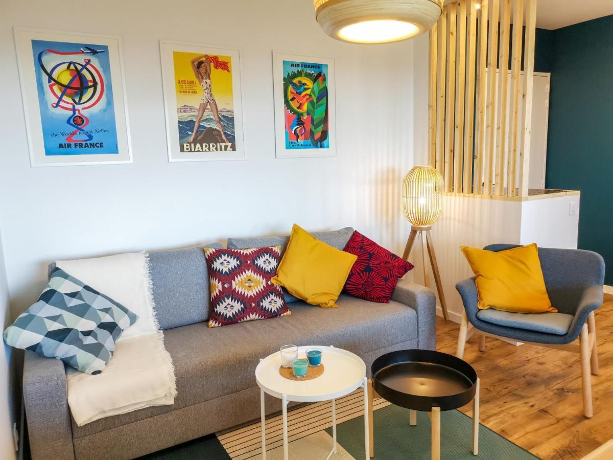 Ilunabarra - Appartement Calme, Vue Mer, Parking - Wifi Ciboure Exterior photo